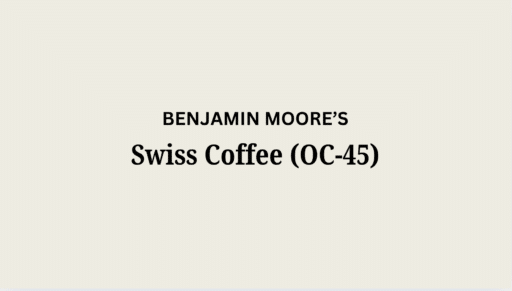 swiss coffee benjamin moore