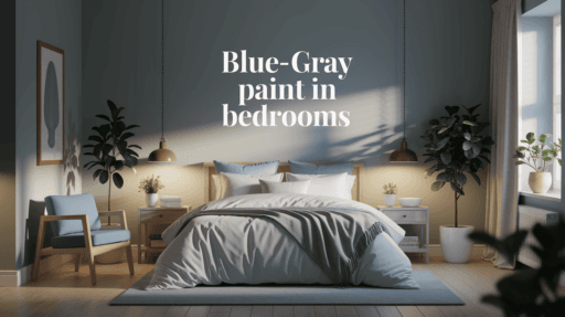 Blue-Gray Bedroom Paint: Sleep Better, Dream Deeper