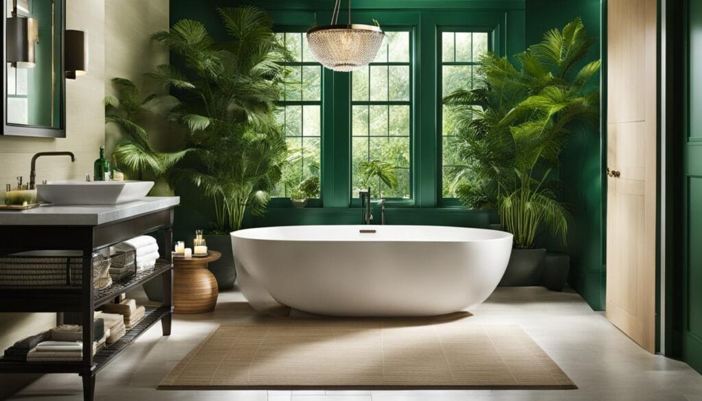 Green Touches That Soften the Space