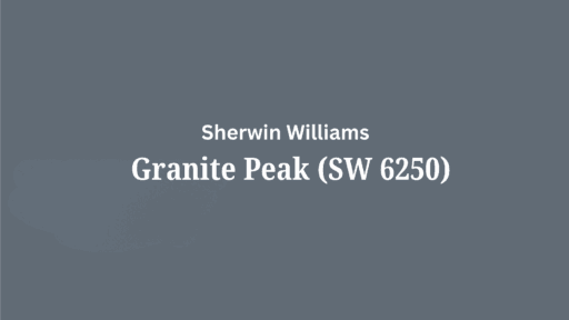 Sherwin Williams Granite Peak (SW 6250): A Review