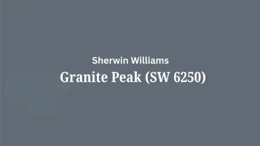 Sherwin Williams Granite Peak (SW 6250): A Review