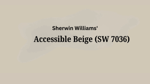 accessible beige color palette