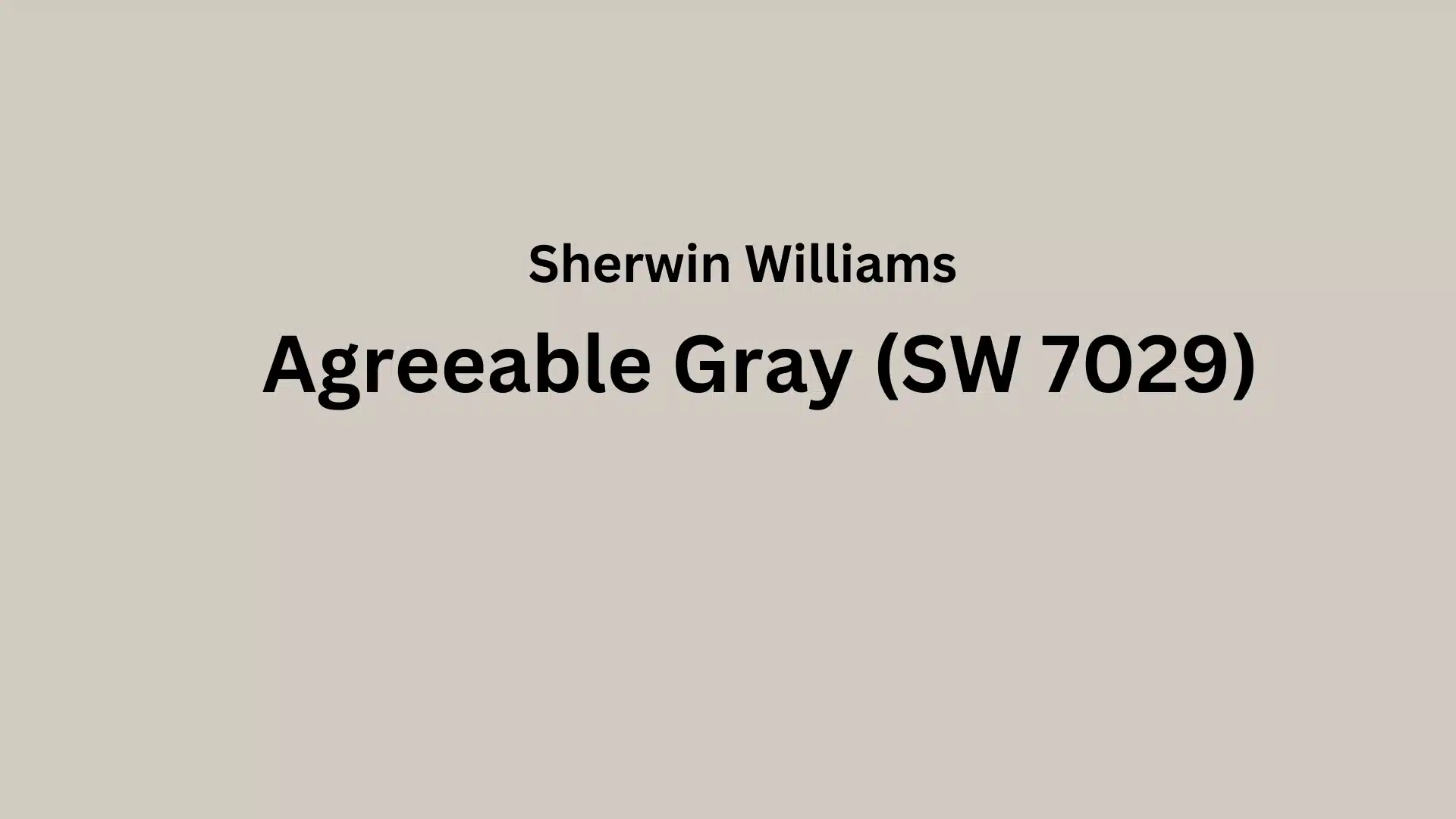 agreeable gray paint