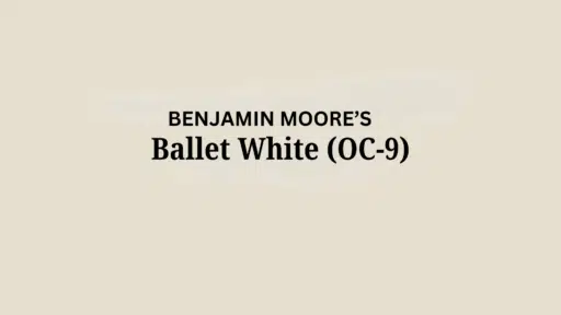 ballet white benjamin moore