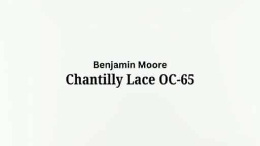 chantilly lace benjamin moore
