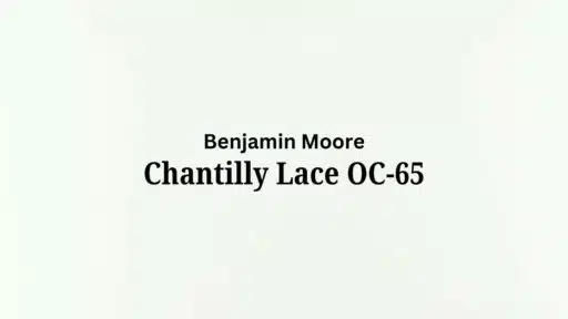 chantilly lace benjamin moore