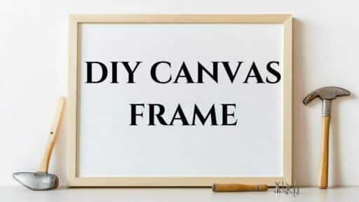 diy canvas frame