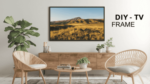 diy tv frame