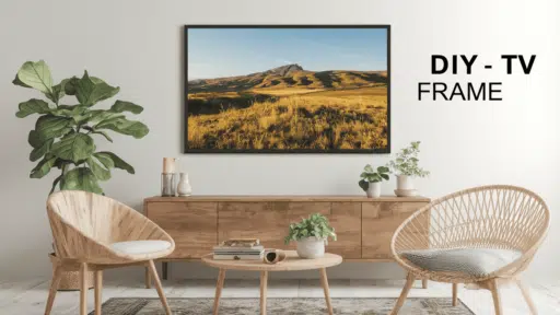 diy tv frame