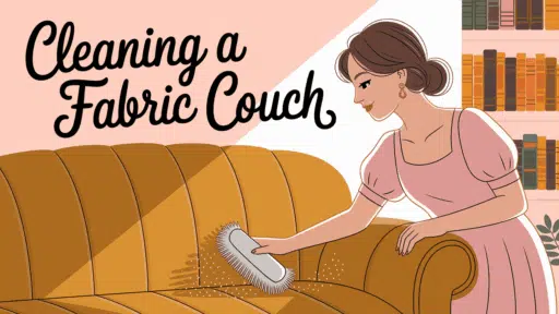 how to clean fabric couch