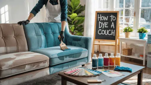 how to dye a couch