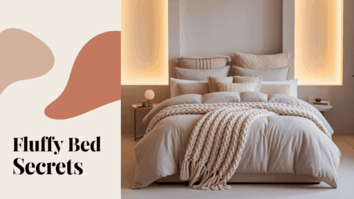 how to make your bed look fluffy