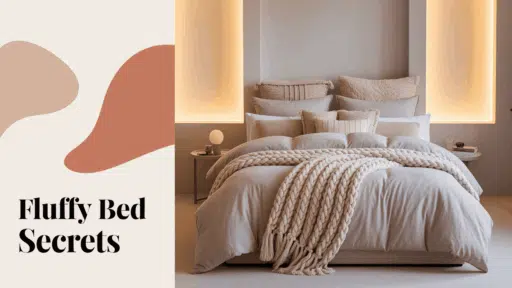 how to make your bed look fluffy
