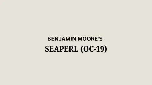 seapearl benjamin moore