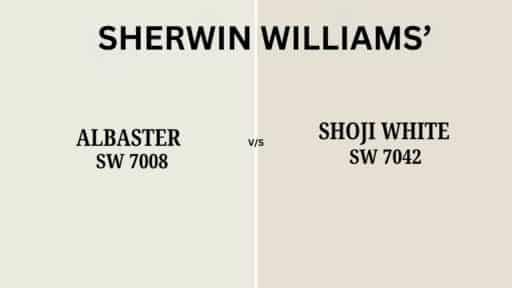 shoji white vs alabaster