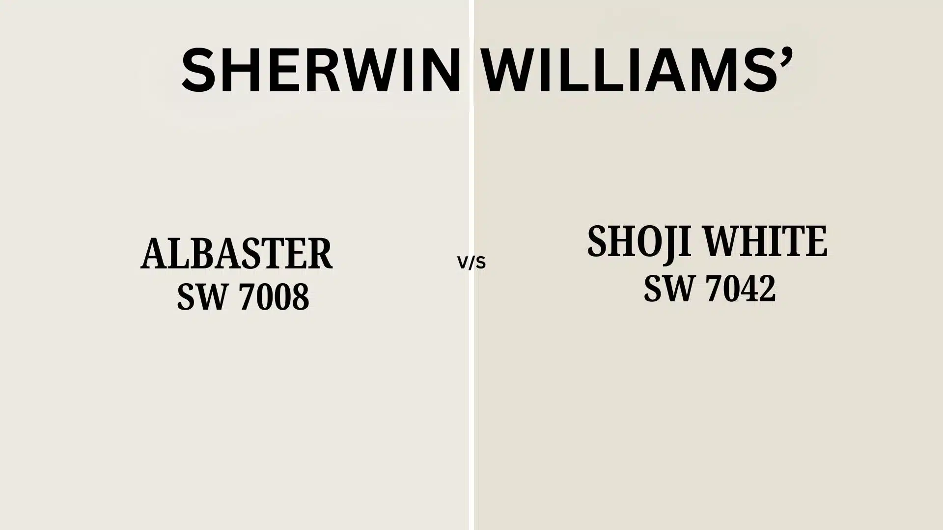 shoji white vs alabaster