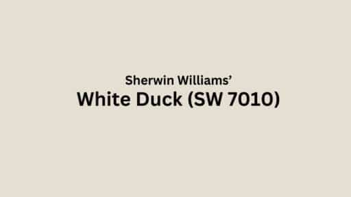 white duck sherwin williams