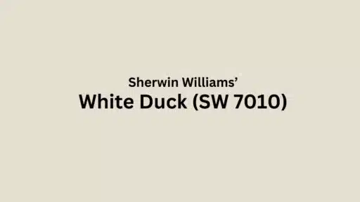 white duck sherwin williams