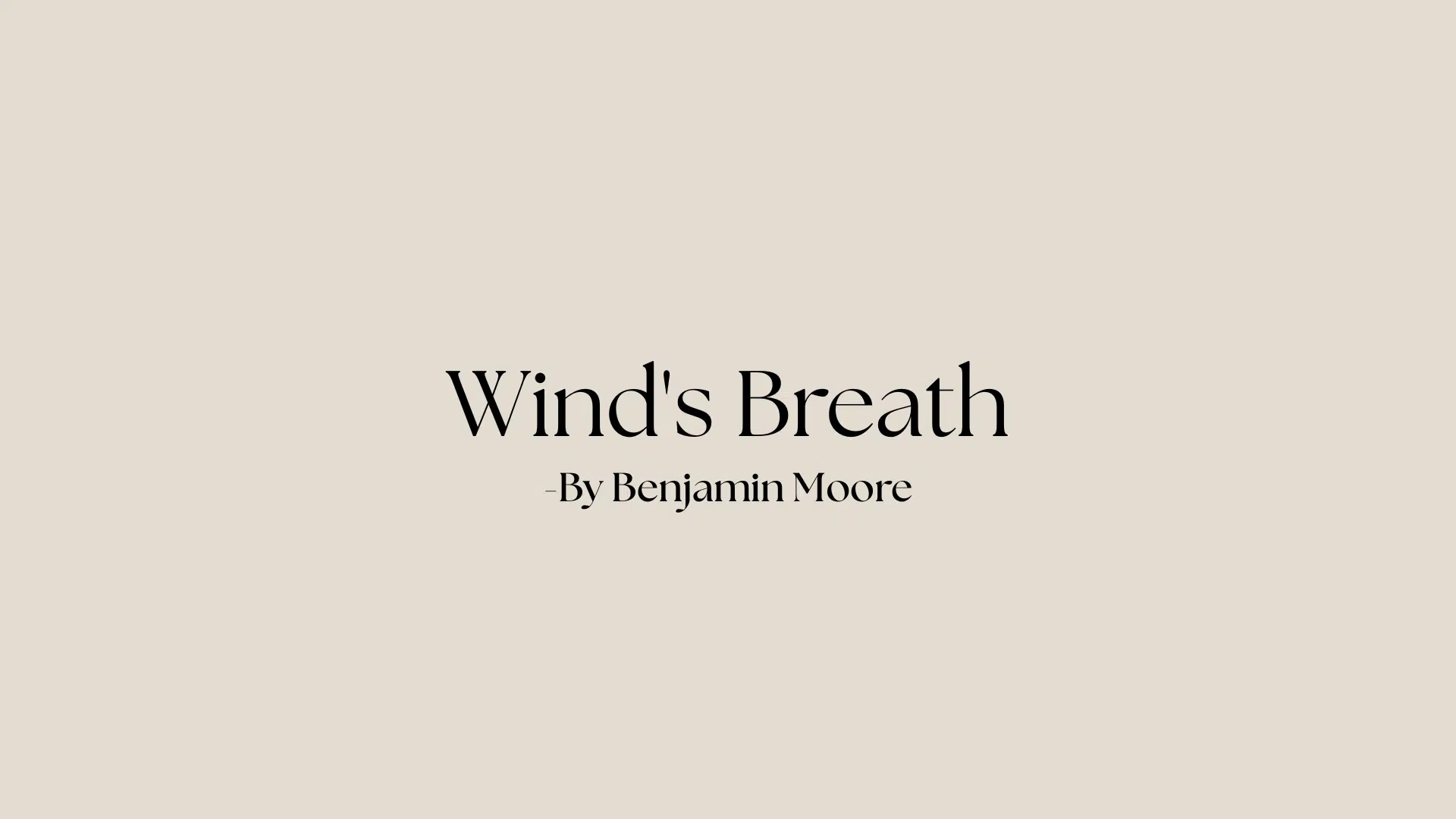 winds breath benjamin moore