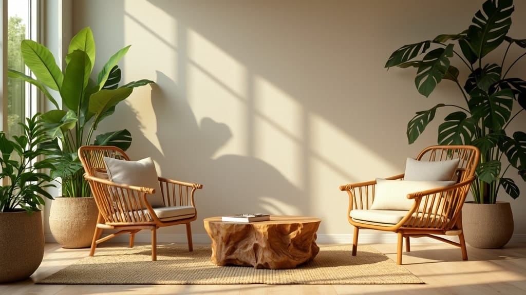 Eco-friendly modern living room