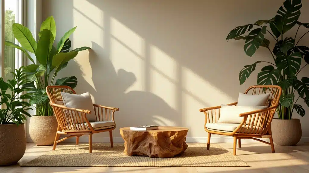 Eco-friendly modern living room 