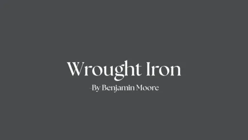 wrought iron benjamin moore