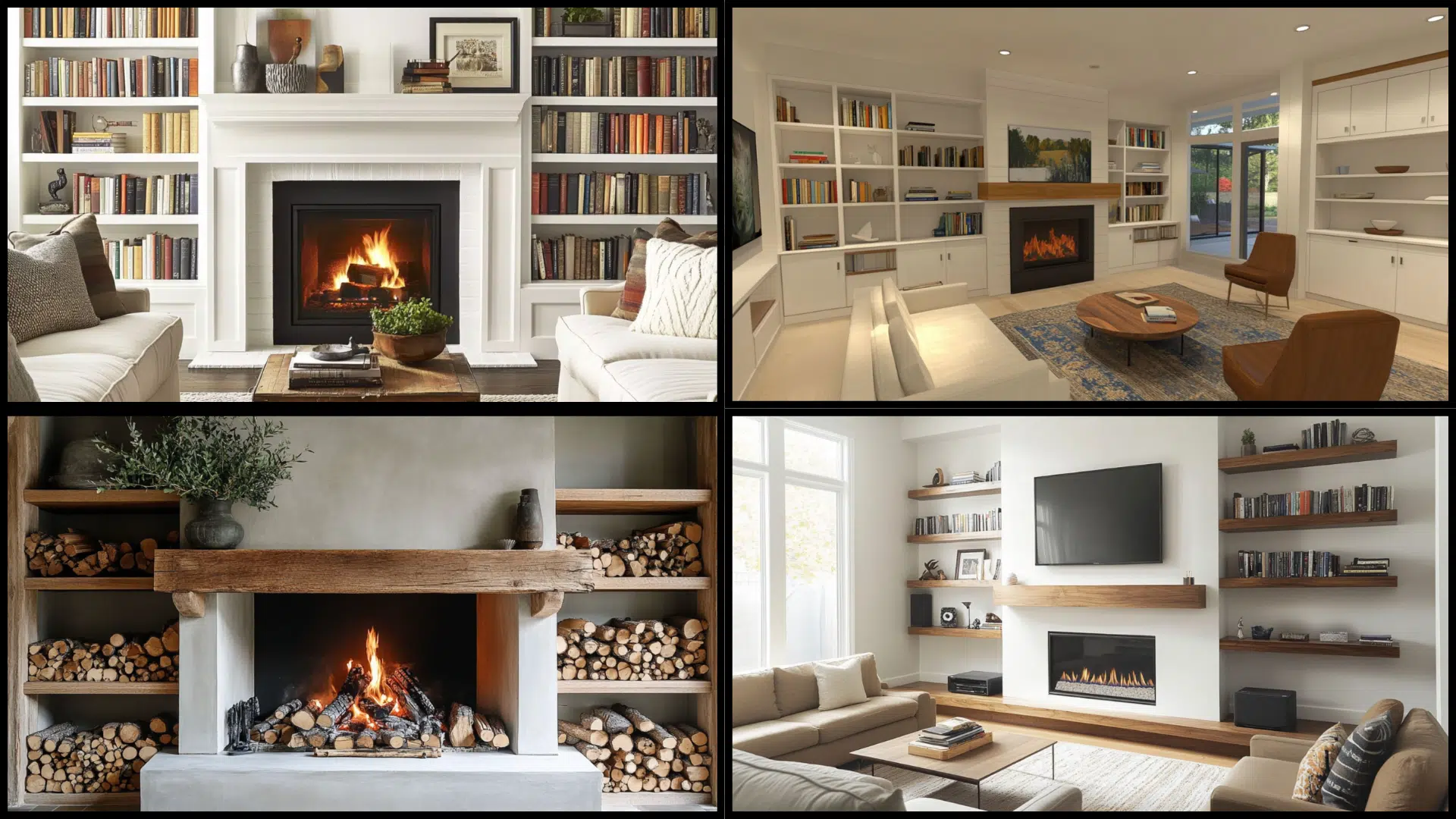 10 Modern Built-In Fireplace Ideas to Upgrade Any Room