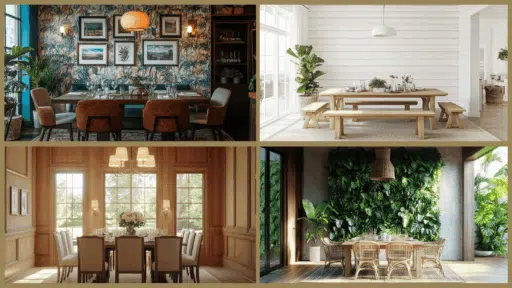 31 Dining Room Accent Wall Ideas that Make Meals Better