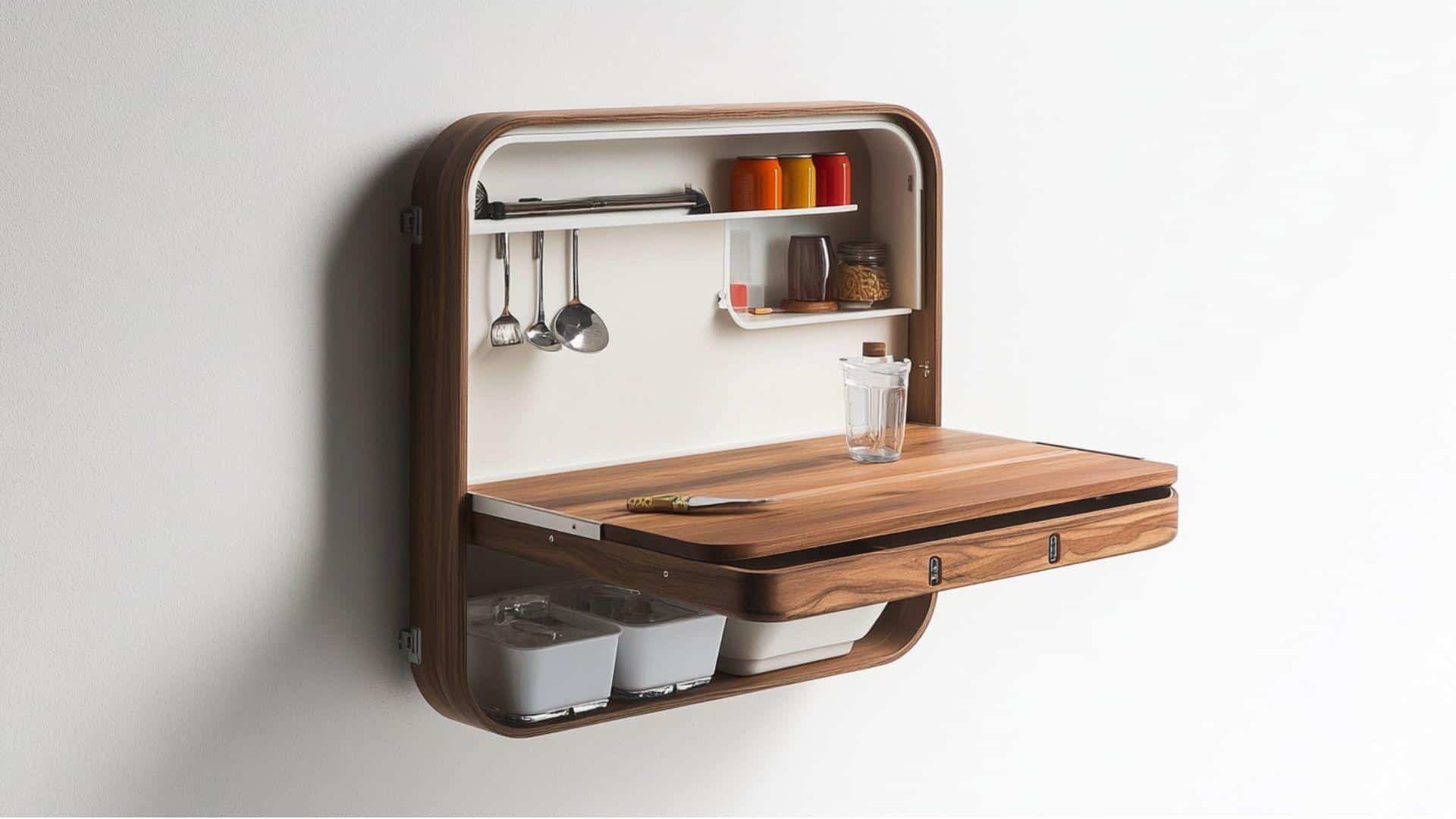 AFold-down_Table_with_Storage