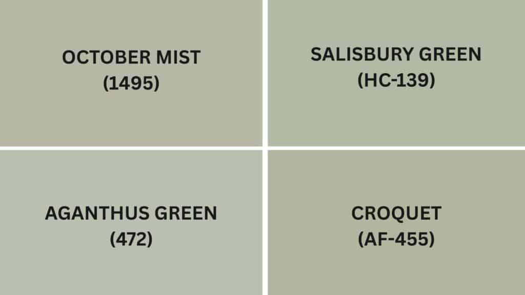 Alternative Paints Similar to Saybrook Sage