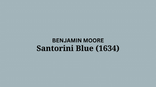 Benjamin Moore Santorini Blue (1642): A Review