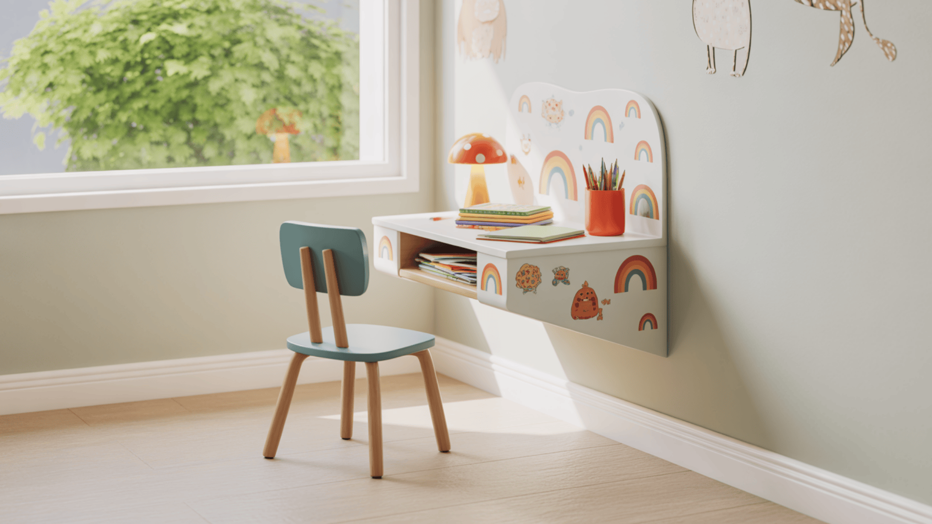 DIY_5_Kids_Floating_Homework_Desk