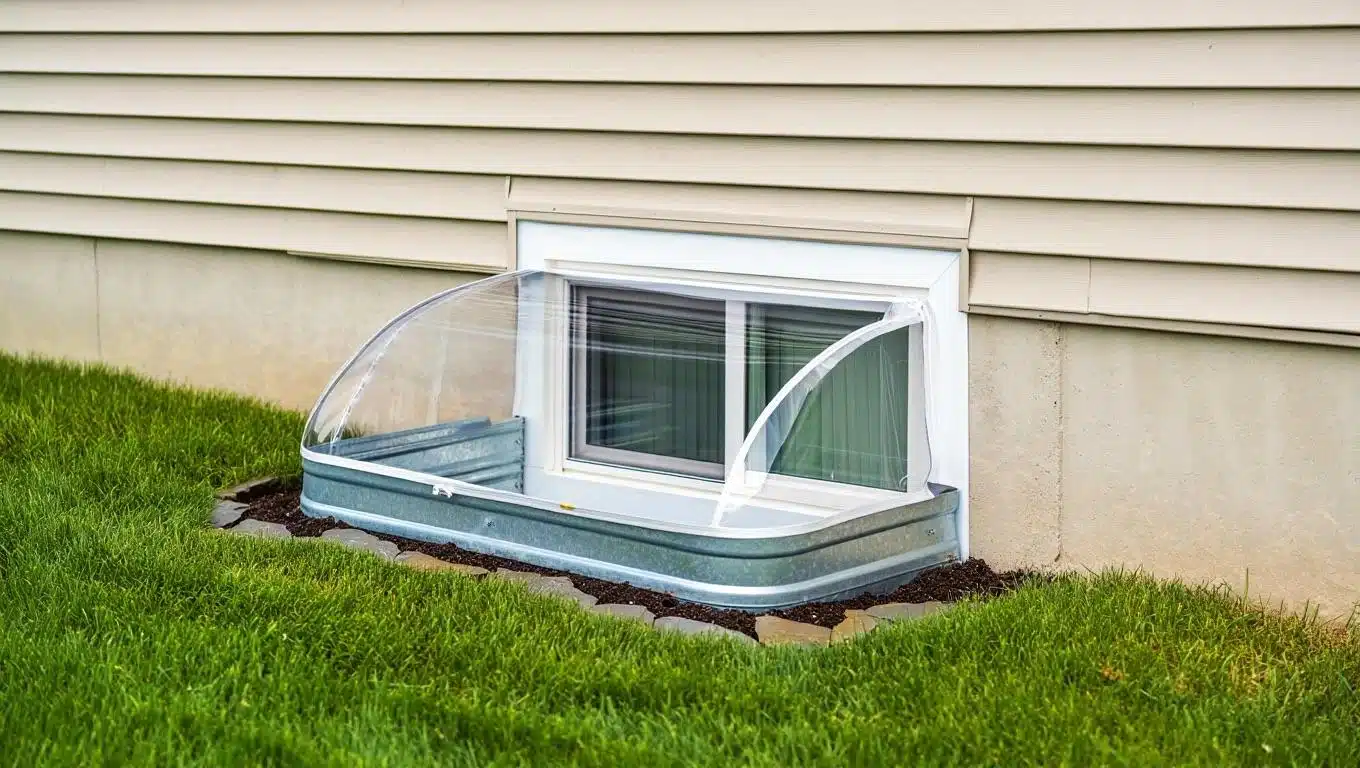 E-12_Metal_Window_Well_with_Poly_Cover