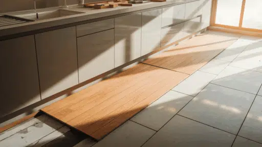 Flooring Over Tile: The No-Mess Renovation