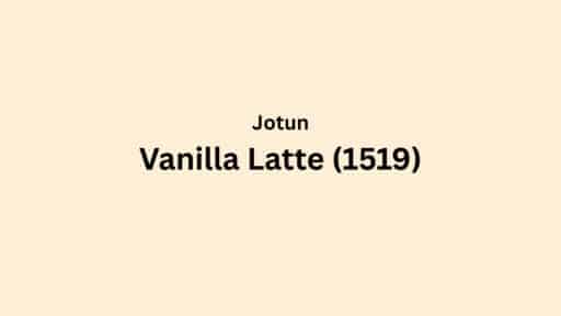 Jotun Vanilla Latte Color (1519): A Complete Review