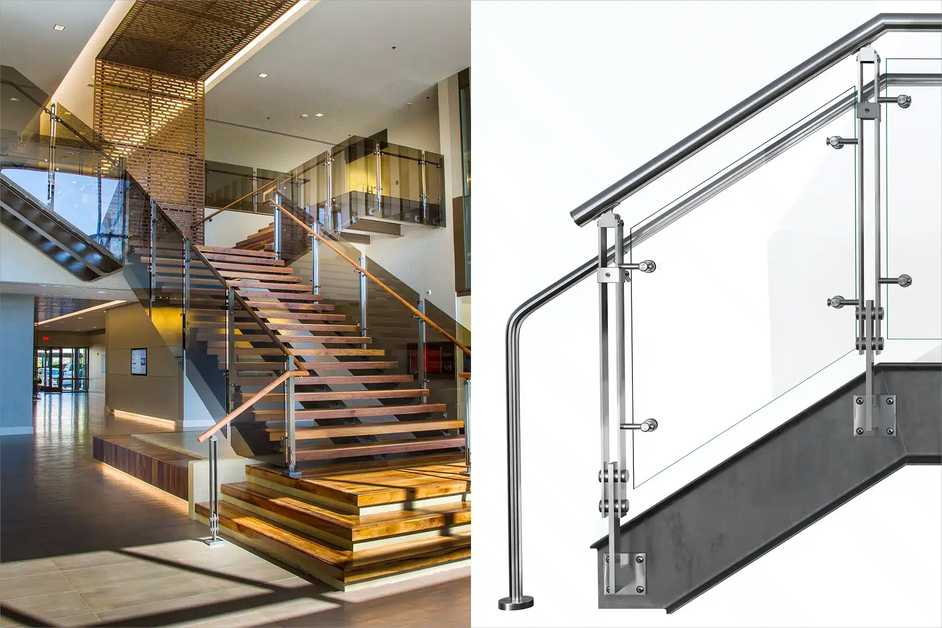 Mixing Materials: Pairing Metal Railings With Glass, Wood, and Stone