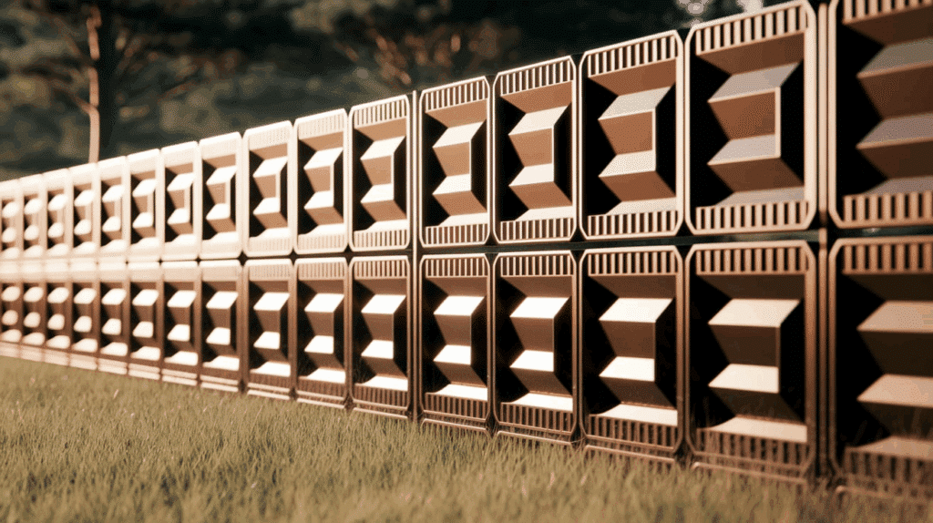 Modular Metal Panel Fence