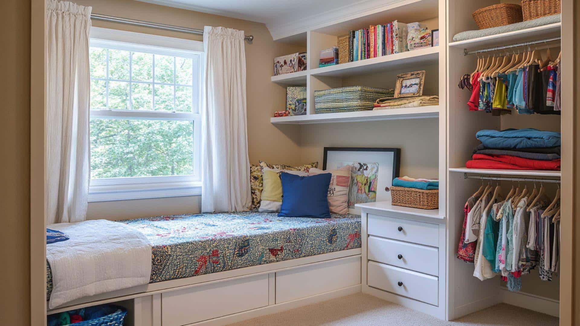 Pull-out_Trundle_Bed_in_Closet