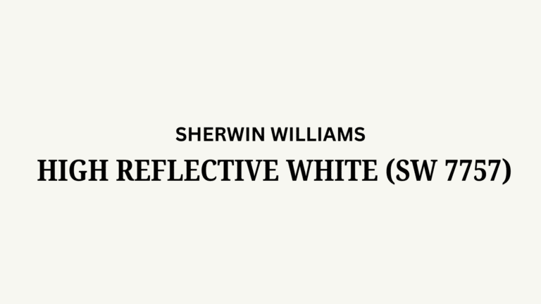 Sherwin Williams' High Reflective White (SW 7757): A Review ...