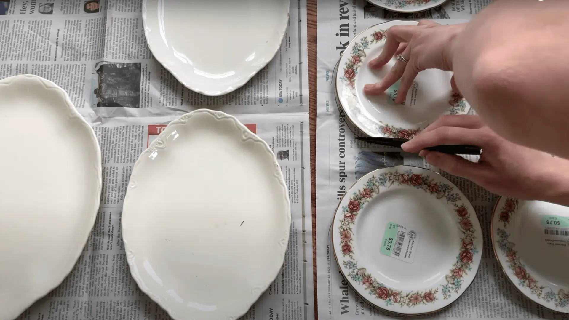 Step_1_Trace_Plate_Silhouettes_on_Paper