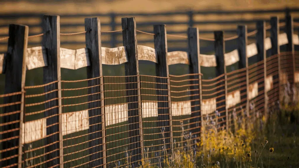 Wooden Fence with Cattle Panel Inserts