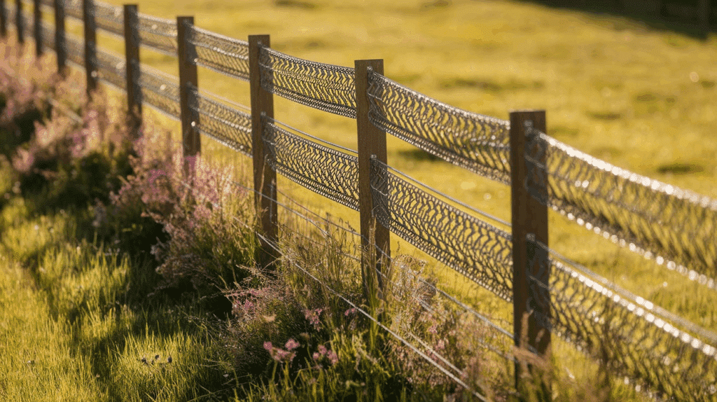 Woven Wire Livestock Fence
