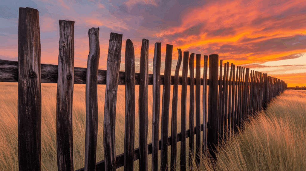 Charred Shou Sugi Ban Fence