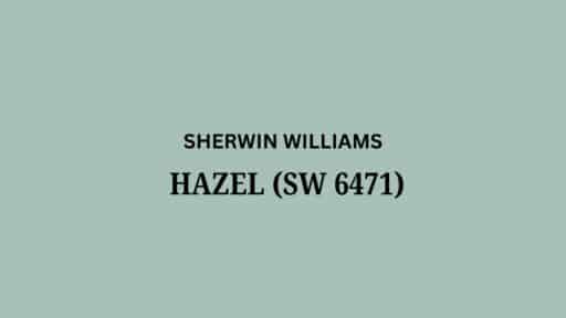 hazel sherwin williams