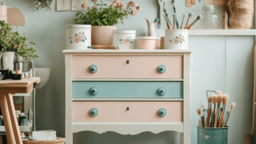 how to paint a dresser