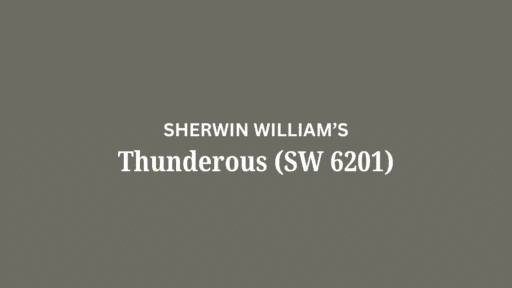 sherwin williams thunderous