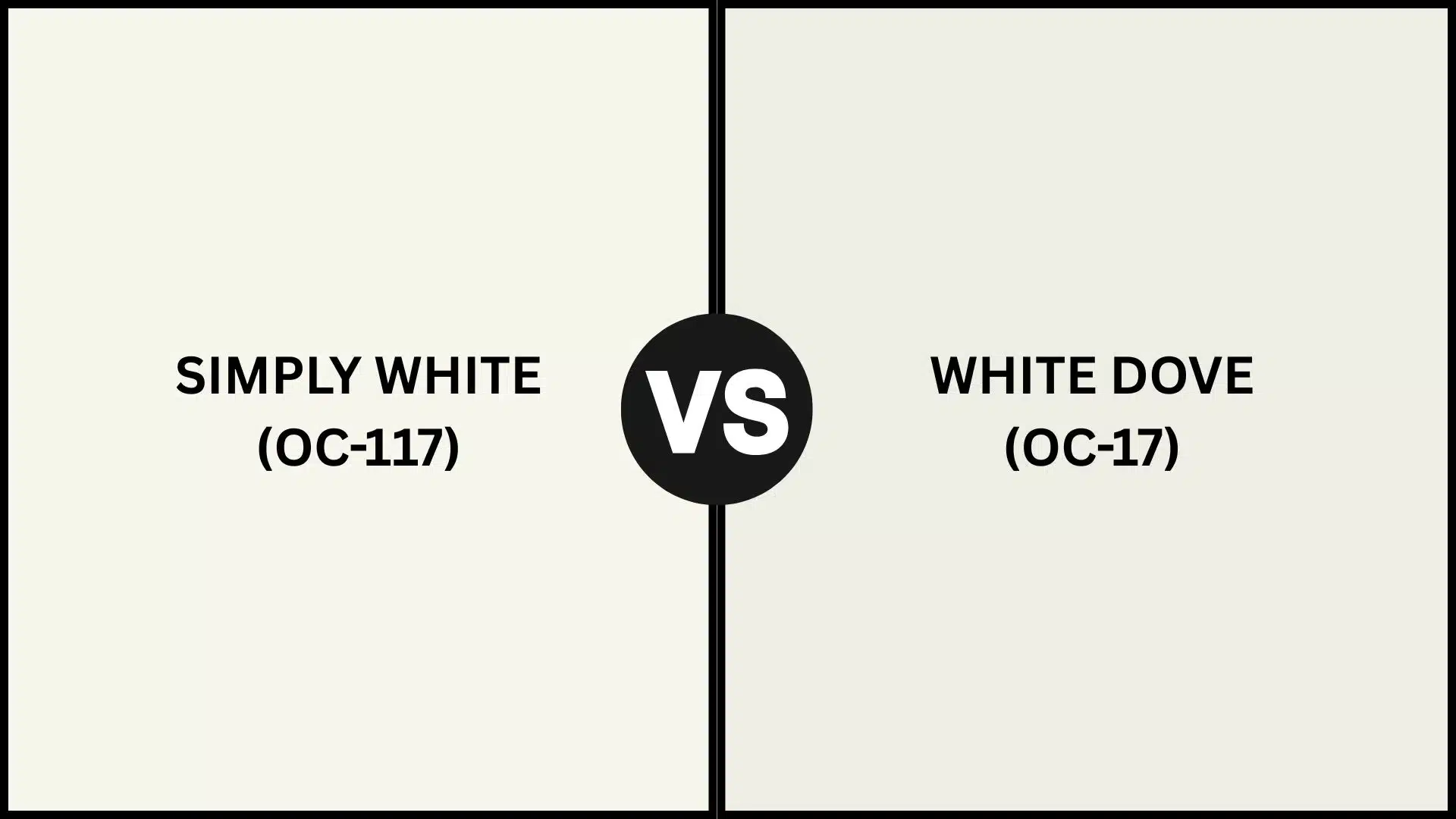 simply white vs white dove