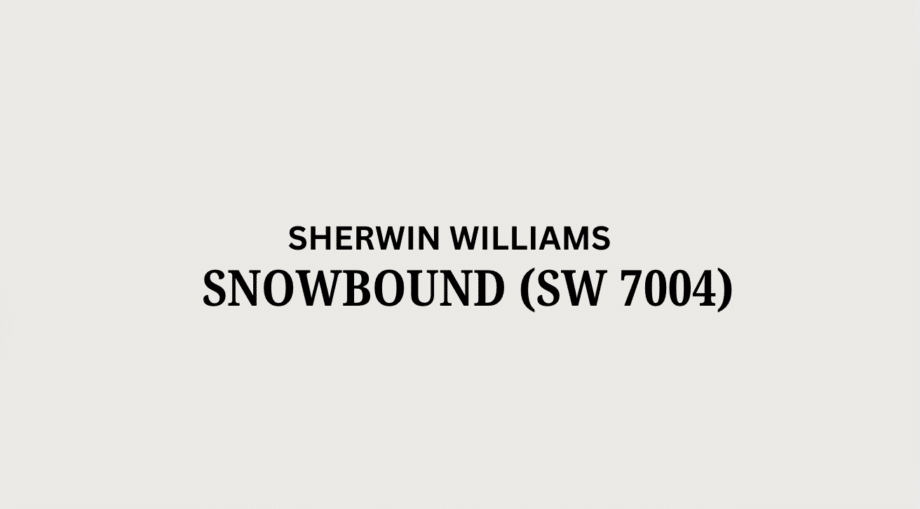 Sherwin Williams Snowbound (SW 7004): A Review - Enthralling Gumption