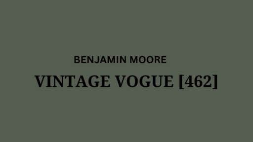 vintage vogue benjamin moore