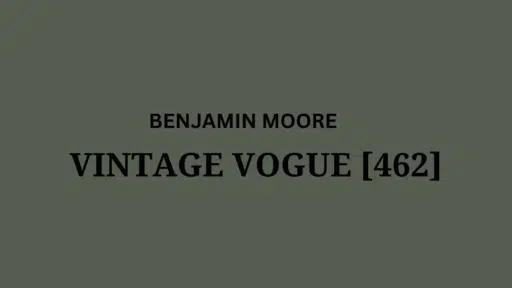 vintage vogue benjamin moore